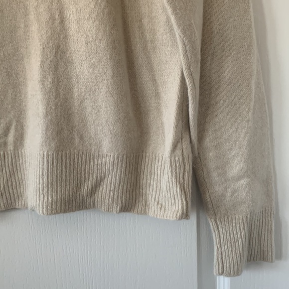 NWT J. CREW FACTORY Beige V-Neck Collared Long Sleeves Cardigan Sweater Size S - Picture 12 of 13
